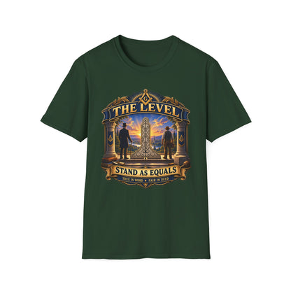 Stand as Equals – The Level Masonic T-Shirt