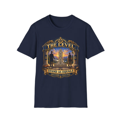 Stand as Equals – The Level Masonic T-Shirt