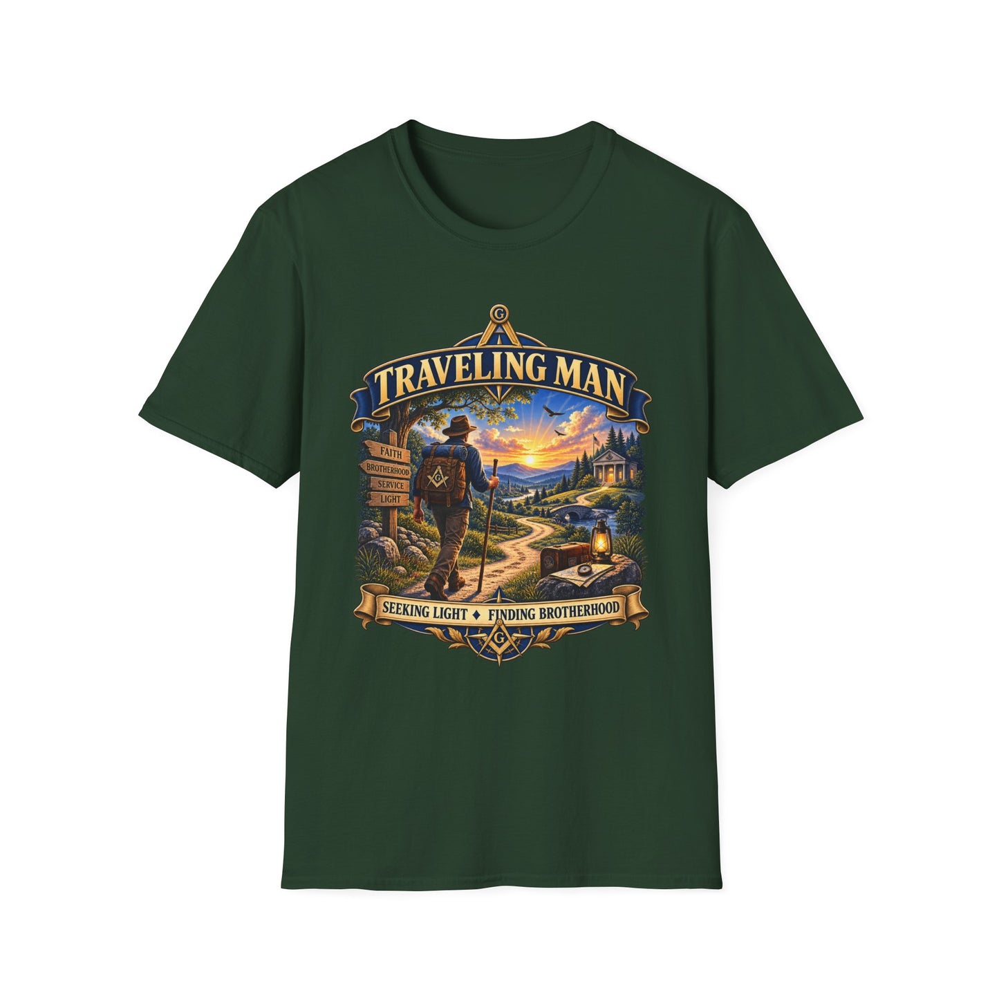 Traveling Man – Masonic T-Shirt