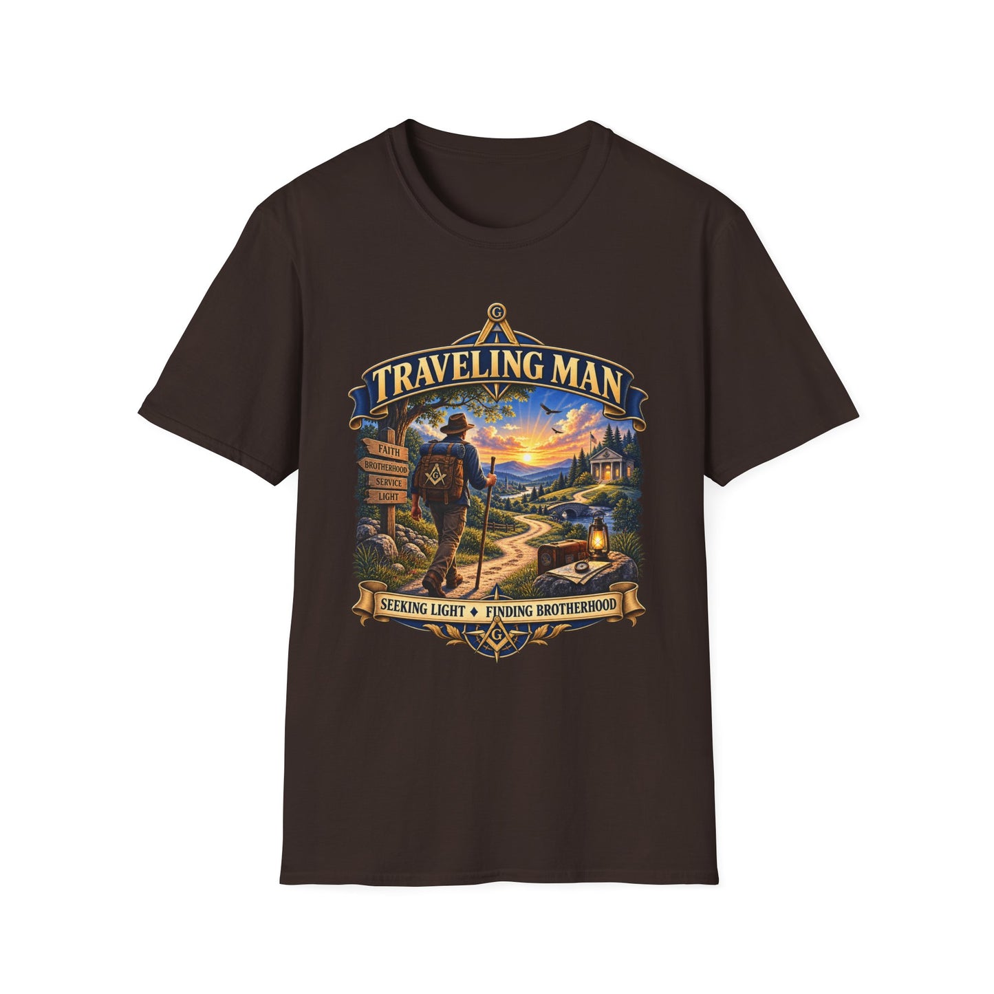 Traveling Man – Masonic T-Shirt