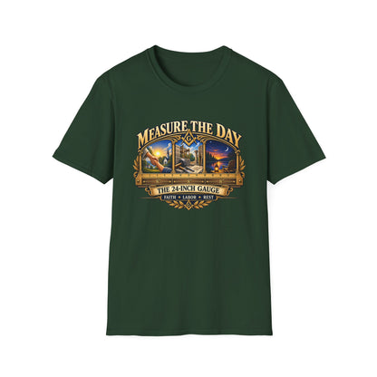 Measure the Day – 24-Inch Gauge Masonic T-Shirt