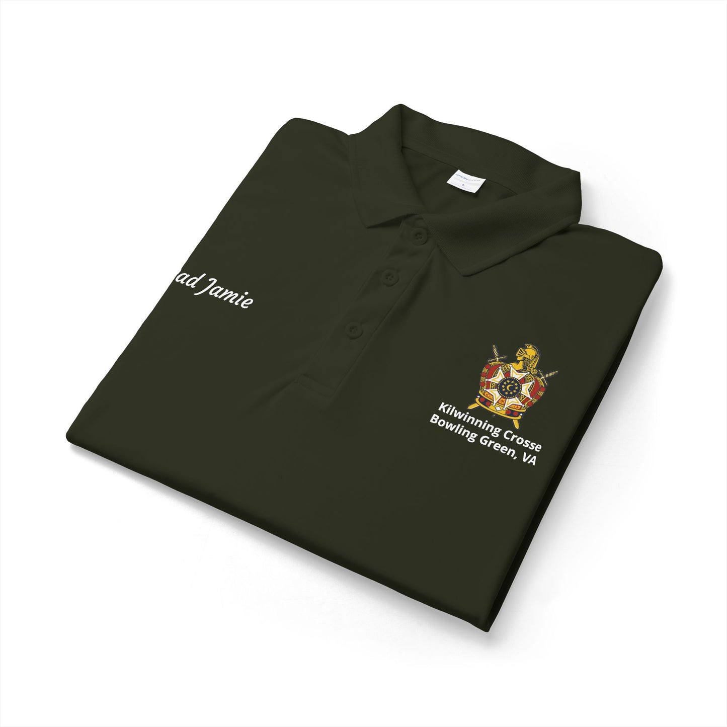 Personalized DeMolay Performance Polo – Sport-Tek® ST550 | Support Kilwinning Crosse Chapter