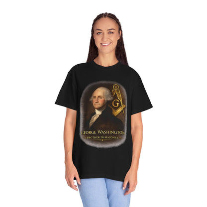 George Washington – Brother in Masonry Portrait Shirt | Masonic Apparel