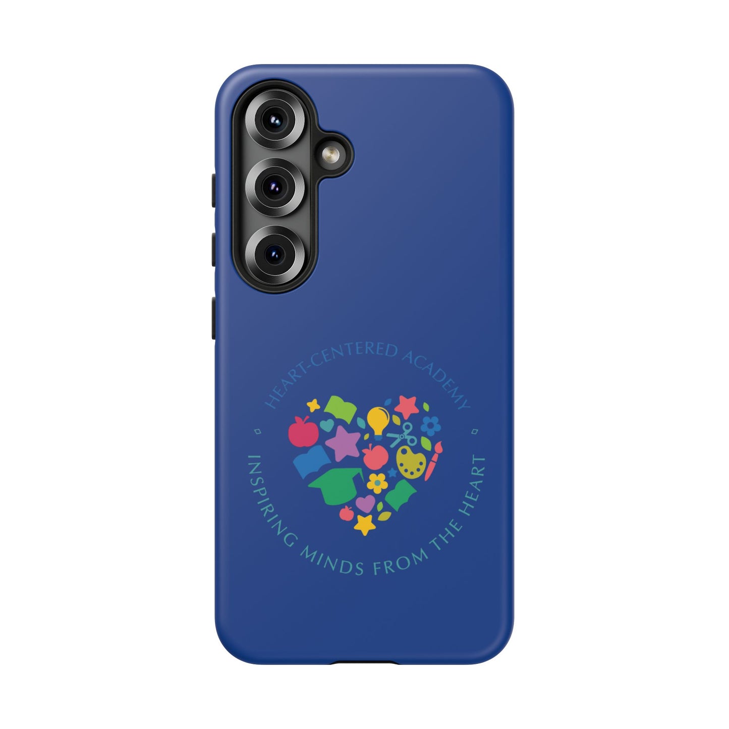 Heart Center Academy Tough Cases: Inspiring Minds Phone Case, Teacher Gift, School Supplies, Everyday Use, Back to School, Unique Phone Accessories