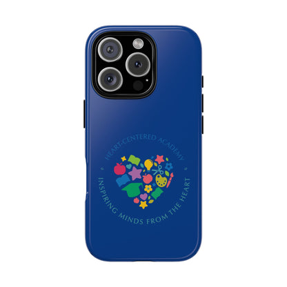 Heart Center Academy Tough Cases: Inspiring Minds Phone Case, Teacher Gift, School Supplies, Everyday Use, Back to School, Unique Phone Accessories