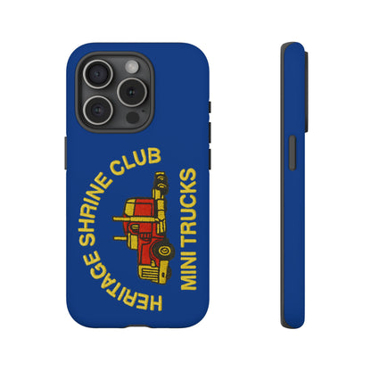 Heritage Shrine Club Mini Trucks Phone Case, Tough Phone Cover, Heritage Shrine Club Gift, Retro Truck Accessories, Car Enthusiast Case