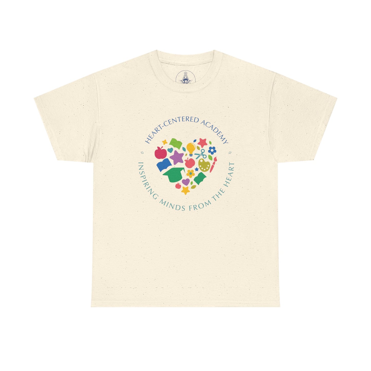 Heart-Centered National Empowering Minds Tee, Meaningful Gift, Unisex Cotton Shirt, Mindfulness Apparel, Inspirational Top