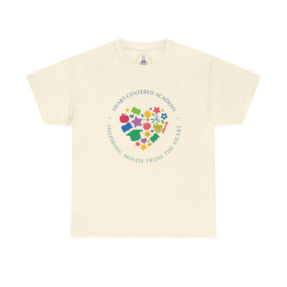 Heart-Centered National Empowering Minds Tee, Meaningful Gift, Unisex Cotton Shirt, Mindfulness Apparel, Inspirational Top