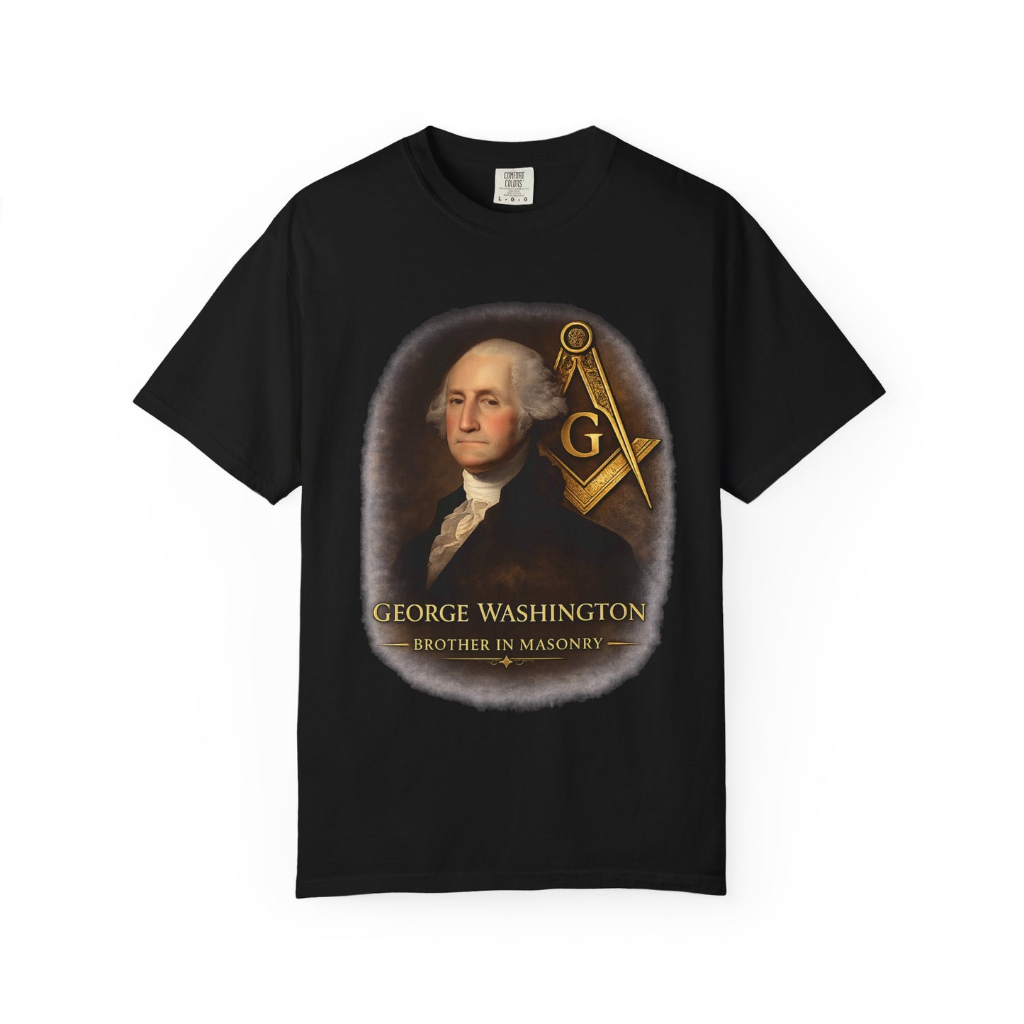 George Washington – Brother in Masonry Portrait Shirt | Masonic Apparel
