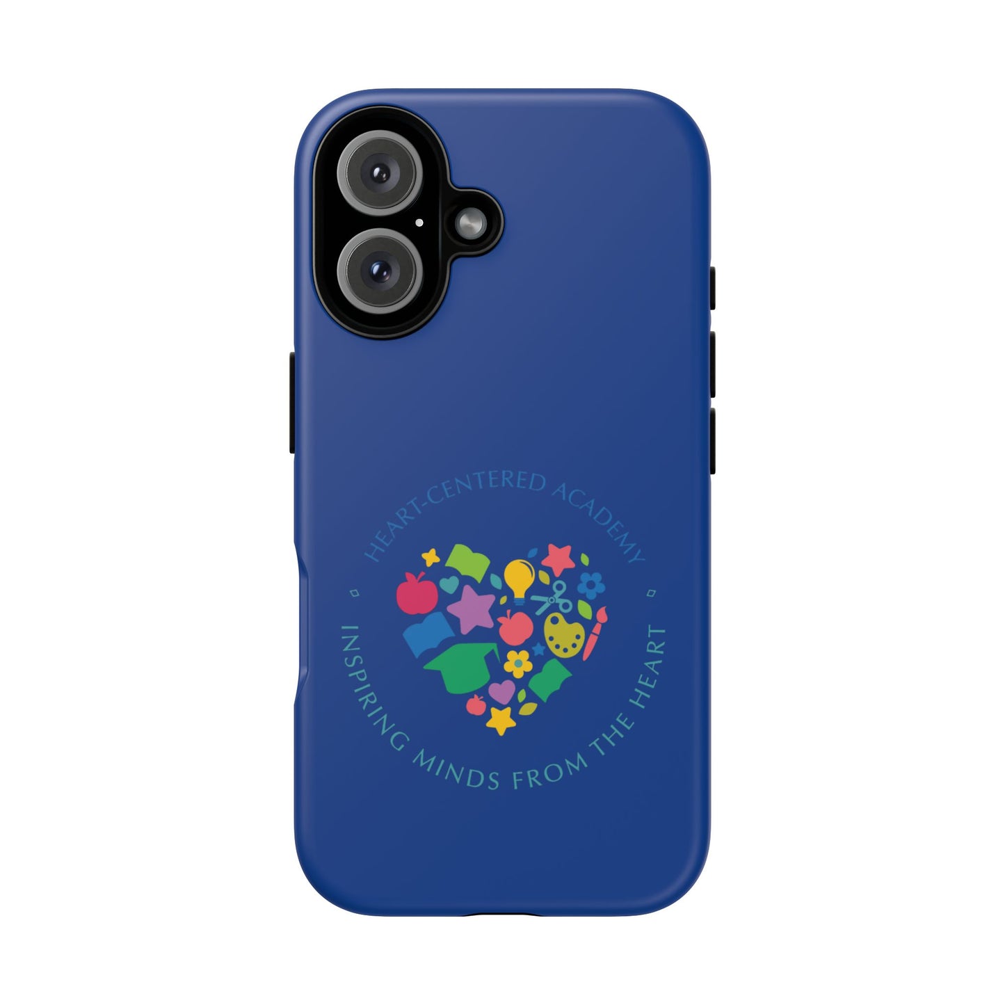 Heart Center Academy Tough Cases: Inspiring Minds Phone Case, Teacher Gift, School Supplies, Everyday Use, Back to School, Unique Phone Accessories