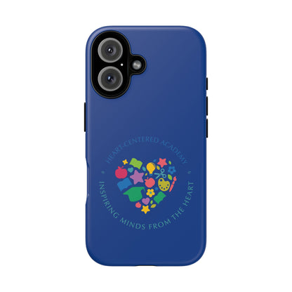 Heart Center Academy Tough Cases: Inspiring Minds Phone Case, Teacher Gift, School Supplies, Everyday Use, Back to School, Unique Phone Accessories