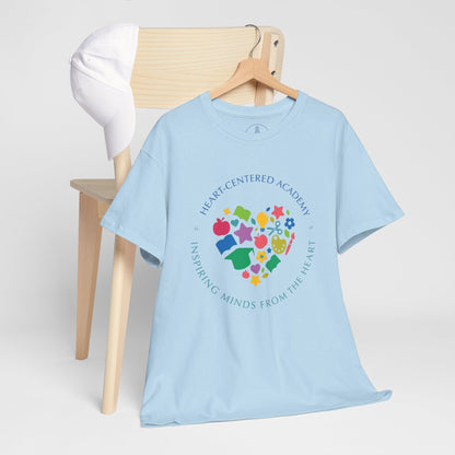Heart-Centered National Empowering Minds Tee, Meaningful Gift, Unisex Cotton Shirt, Mindfulness Apparel, Inspirational Top