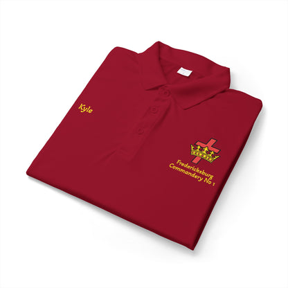 Personalized Knights Templar Polo – Cross & Crown Commandery Polo