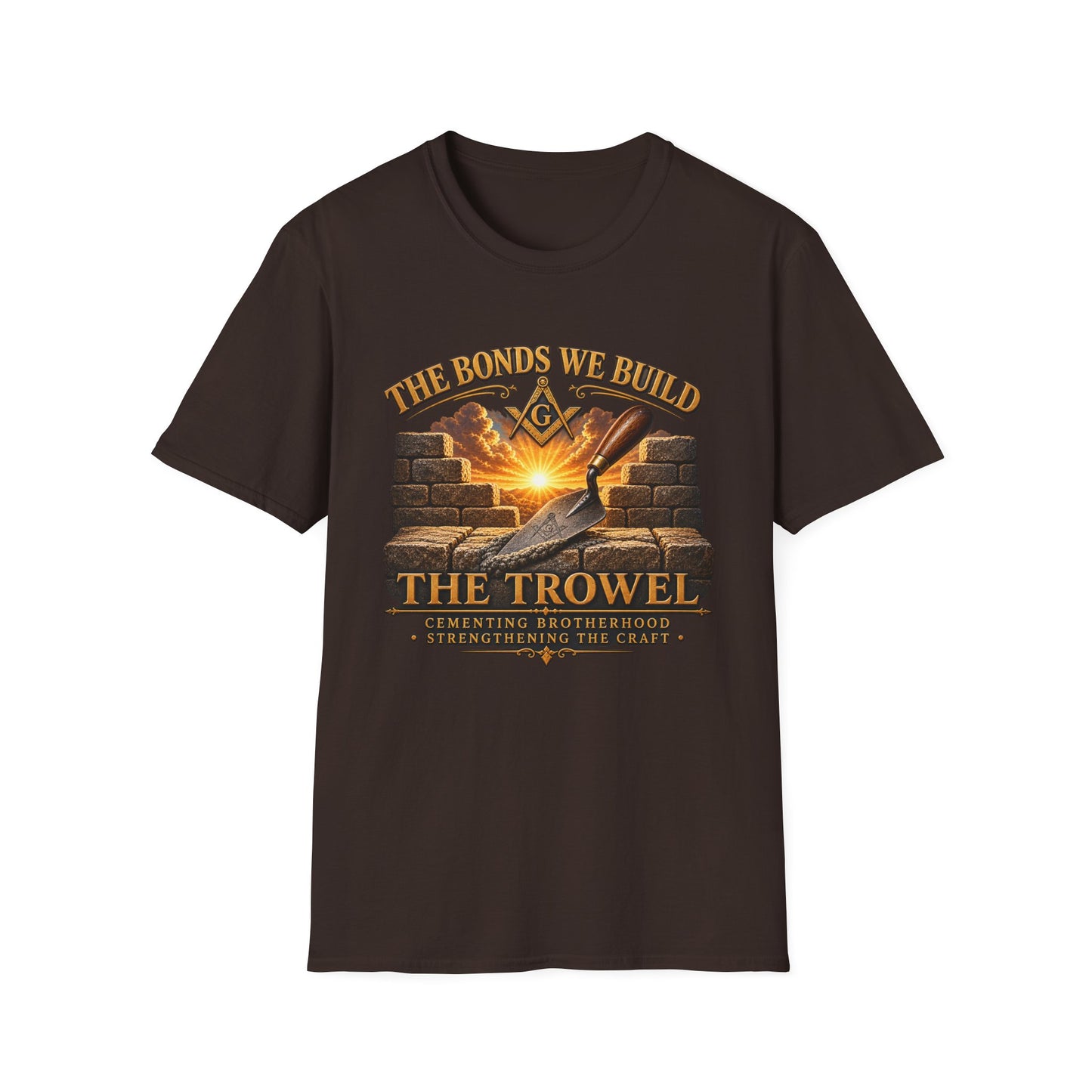 The Bonds We Build – The Trowel Masonic T-Shirt