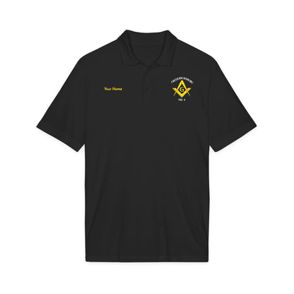 Fredericksburg Lodge No. 4 Personalized Embroidered Polo