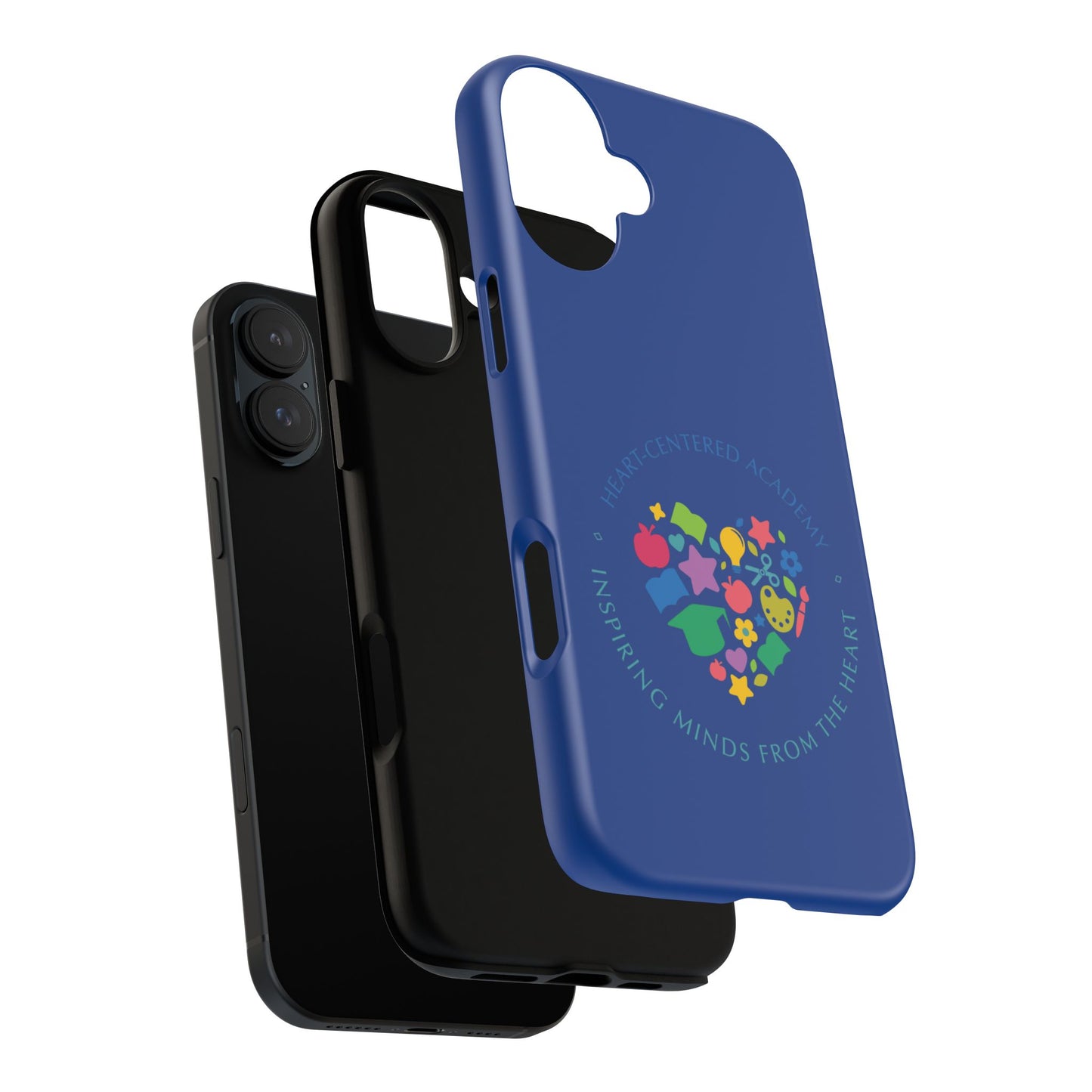 Heart Center Academy Tough Cases: Inspiring Minds Phone Case, Teacher Gift, School Supplies, Everyday Use, Back to School, Unique Phone Accessories