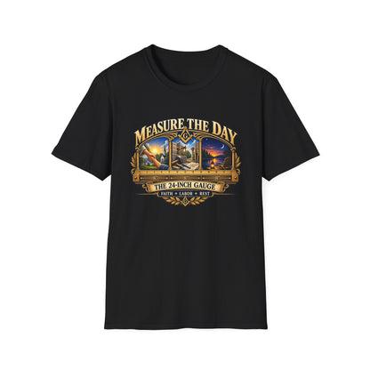 Measure the Day – 24-Inch Gauge Masonic T-Shirt