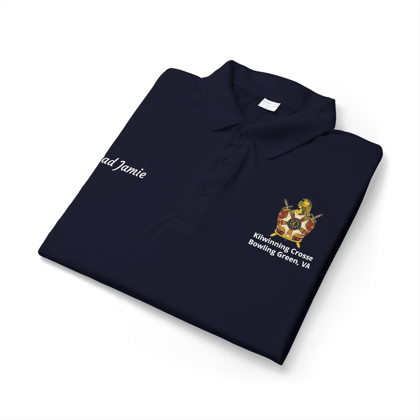Personalized DeMolay Performance Polo – Sport-Tek® ST550 | Support Kilwinning Crosse Chapter