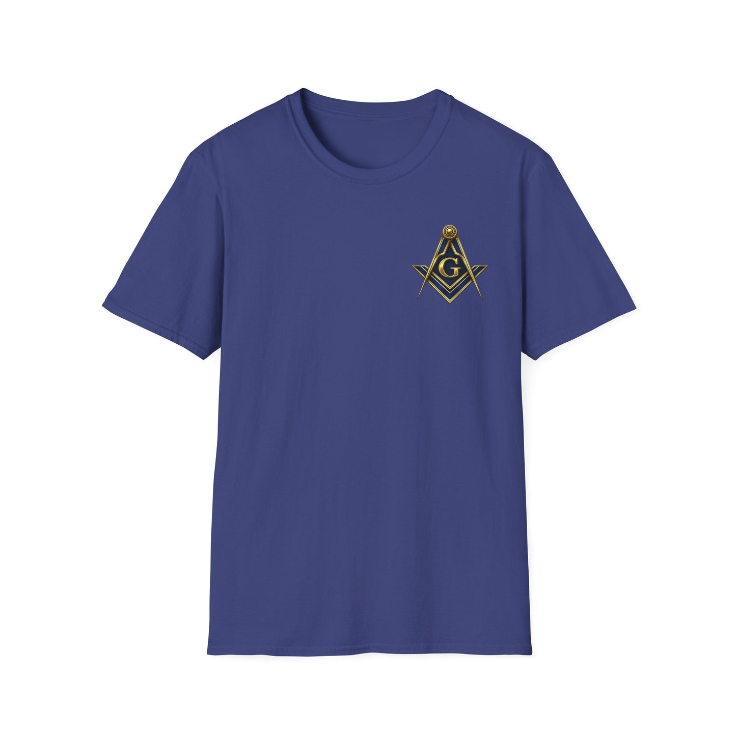 Classic Square & Compasses – Left Chest T-Shirt