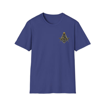 Classic Square & Compasses – Left Chest T-Shirt