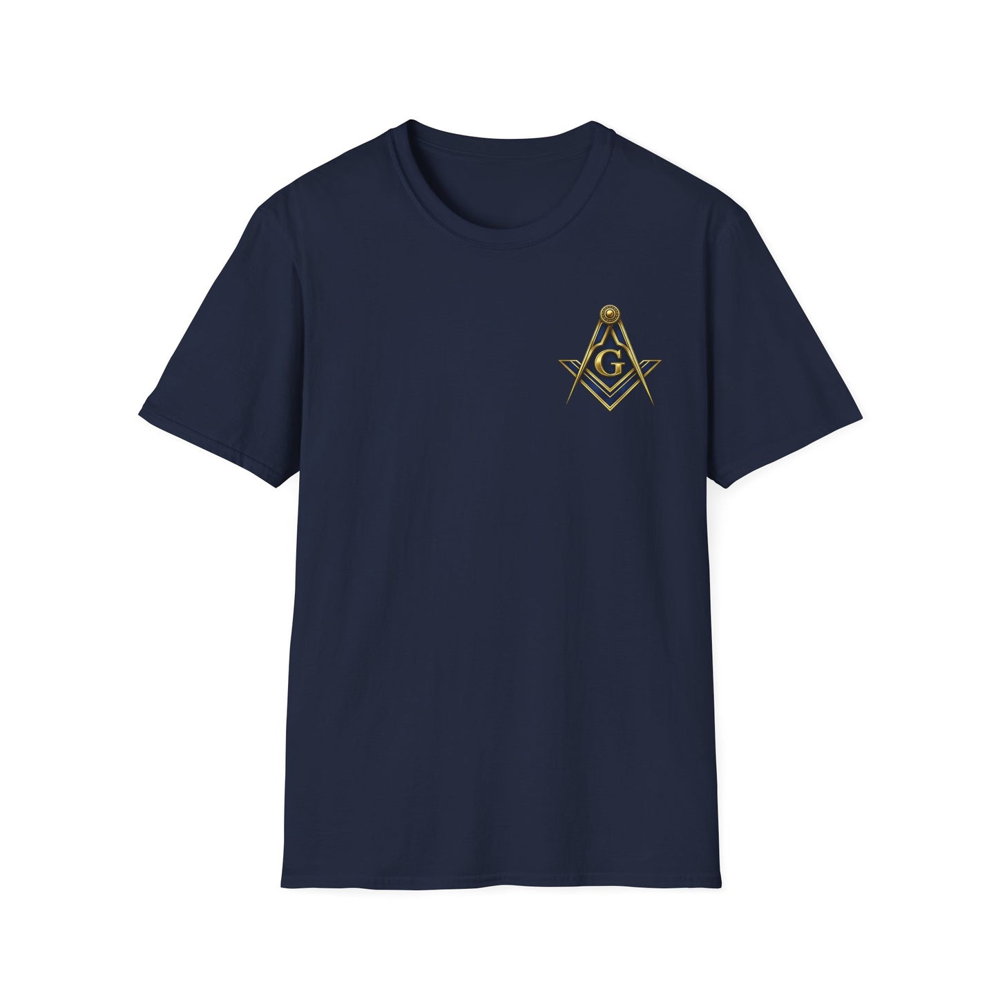 Classic Square & Compasses – Left Chest T-Shirt