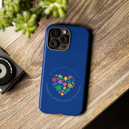 Heart Center Academy Tough Cases: Inspiring Minds Phone Case, Teacher Gift, School Supplies, Everyday Use, Back to School, Unique Phone Accessories