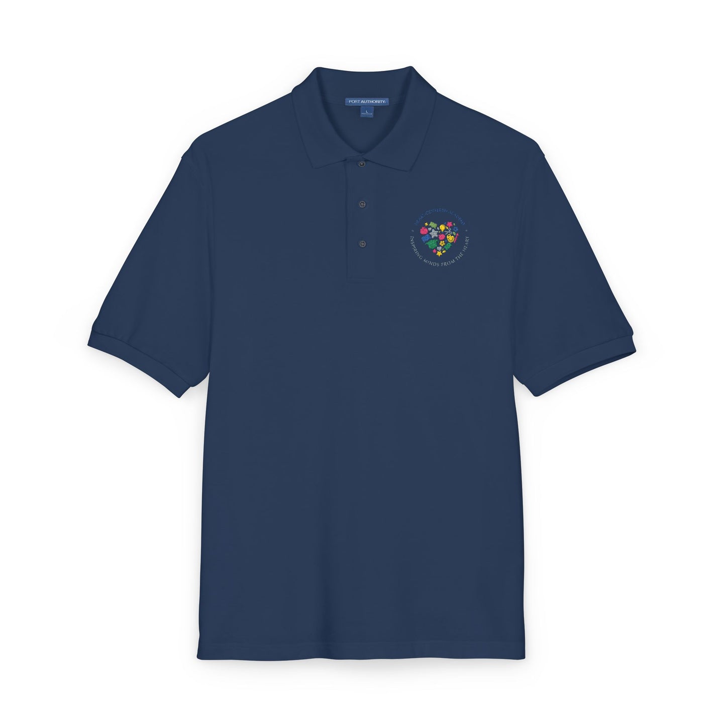 Heart Center Academy Embroidered Polo Shirt