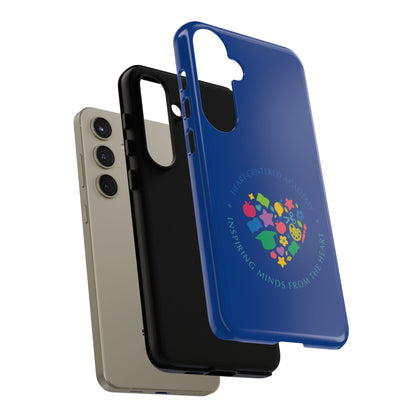 Heart Center Academy Tough Cases: Inspiring Minds Phone Case, Teacher Gift, School Supplies, Everyday Use, Back to School, Unique Phone Accessories