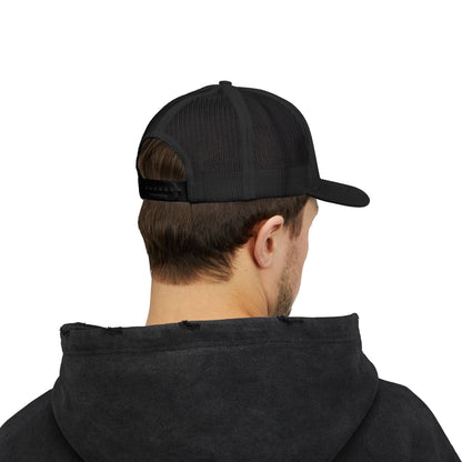 Freemason Trucker Hat – Silver Square & Compasses | Masonic Mesh Cap