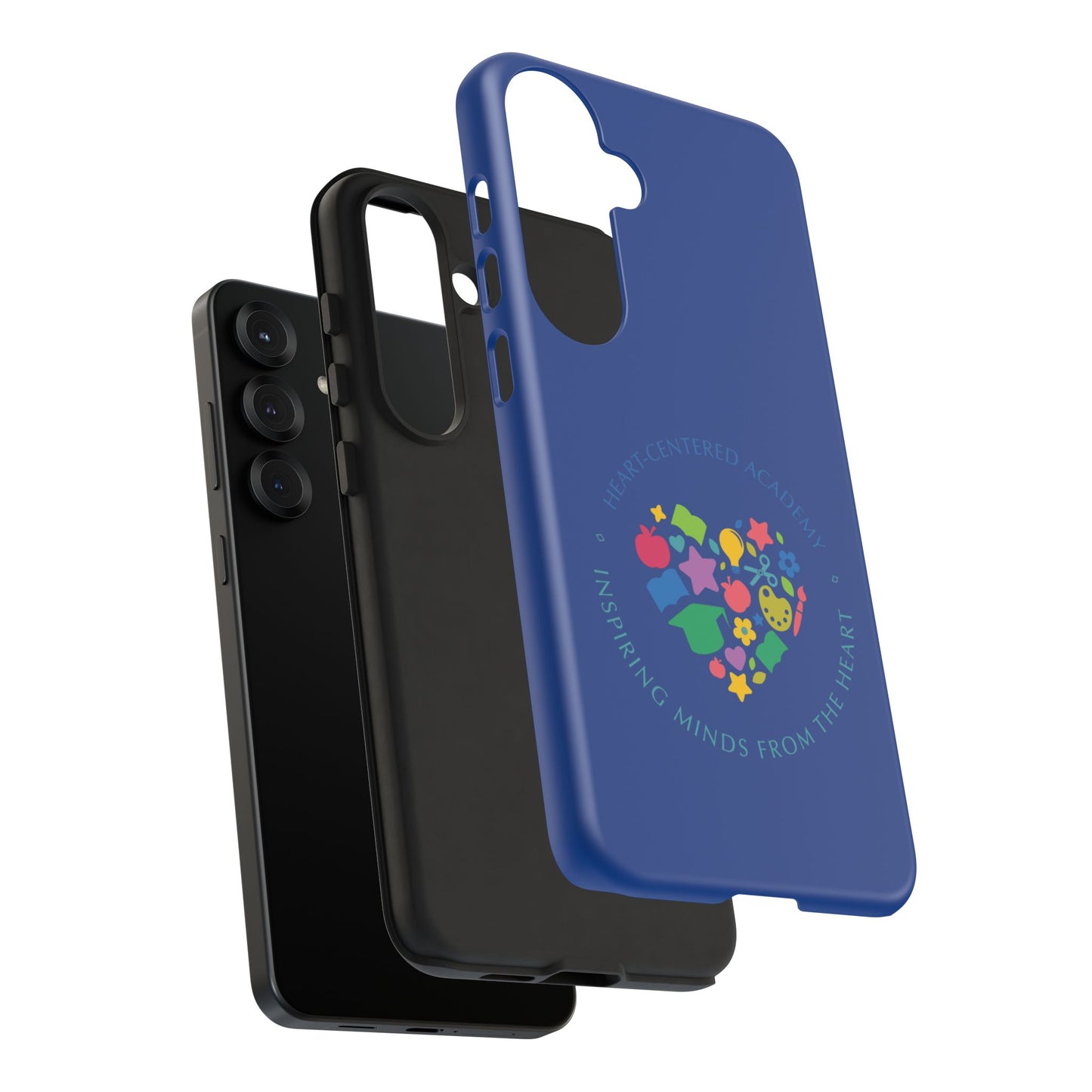 Heart Center Academy Tough Cases: Inspiring Minds Phone Case, Teacher Gift, School Supplies, Everyday Use, Back to School, Unique Phone Accessories