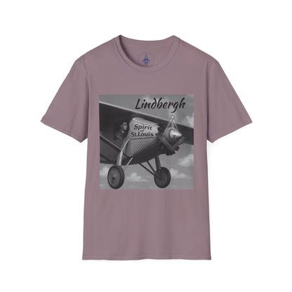 Vintage Airplane Graphic T-Shirt, Retro Pilot Tee, Unisex Aviation Shirt, Gift for Aviation Enthusiasts, Spirit of St. Louis Merch