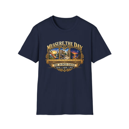 Measure the Day – 24-Inch Gauge Masonic T-Shirt