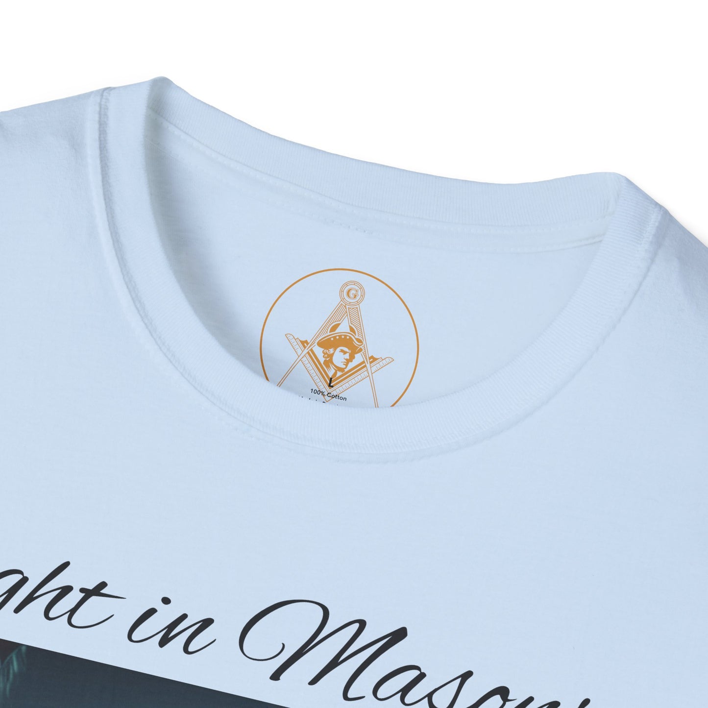 Light in Masonry Unisex Softstyle T-Shirt – Inspirational Lantern Design