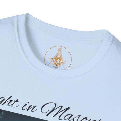 Light in Masonry Unisex Softstyle T-Shirt – Inspirational Lantern Design