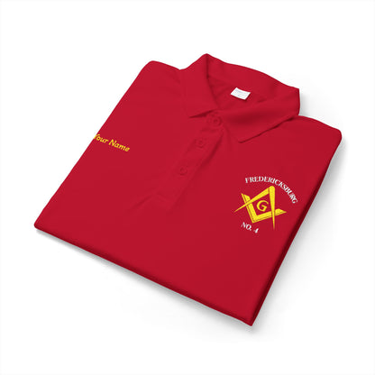Fredericksburg Lodge No. 4 Personalized Embroidered Polo