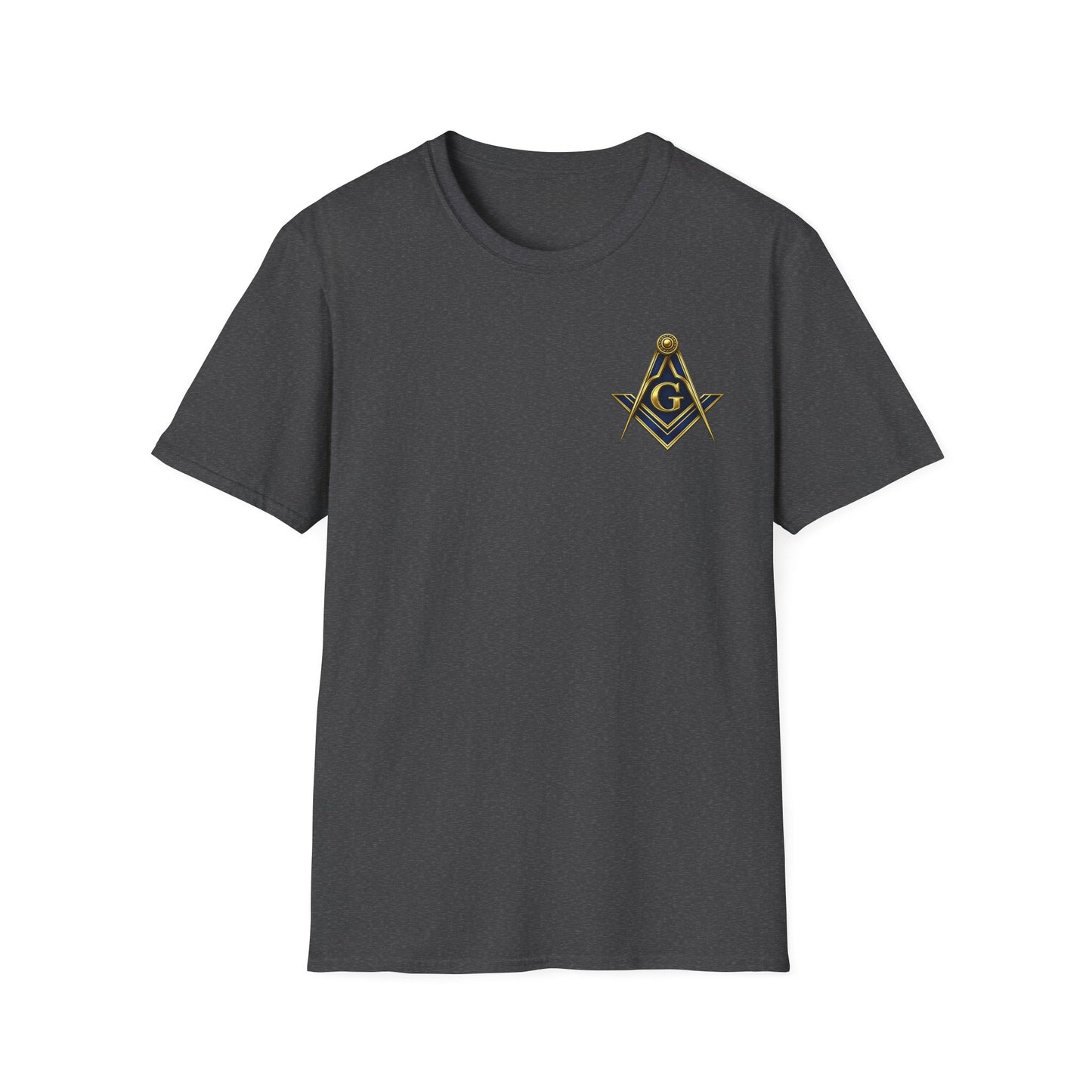 Classic Square & Compasses – Left Chest T-Shirt