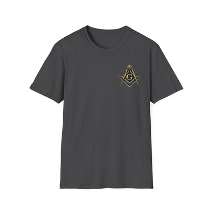 Classic Square & Compasses – Left Chest T-Shirt