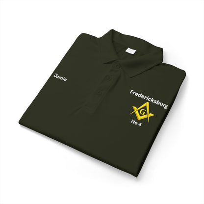 Personalized Masonic Lodge Performance Polo – Custom Name & Lodge