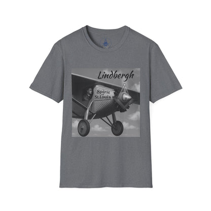 Vintage Airplane Graphic T-Shirt, Retro Pilot Tee, Unisex Aviation Shirt, Gift for Aviation Enthusiasts, Spirit of St. Louis Merch