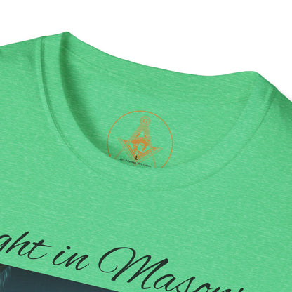 Light in Masonry Unisex Softstyle T-Shirt – Inspirational Lantern Design