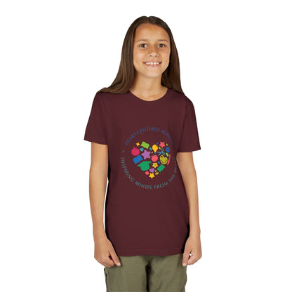 Heart-Centered Academy Youth Tee, Inspirational Kids T-Shirt, Educational Gift, Classroom Apparel, Heart Design, Summer Fun