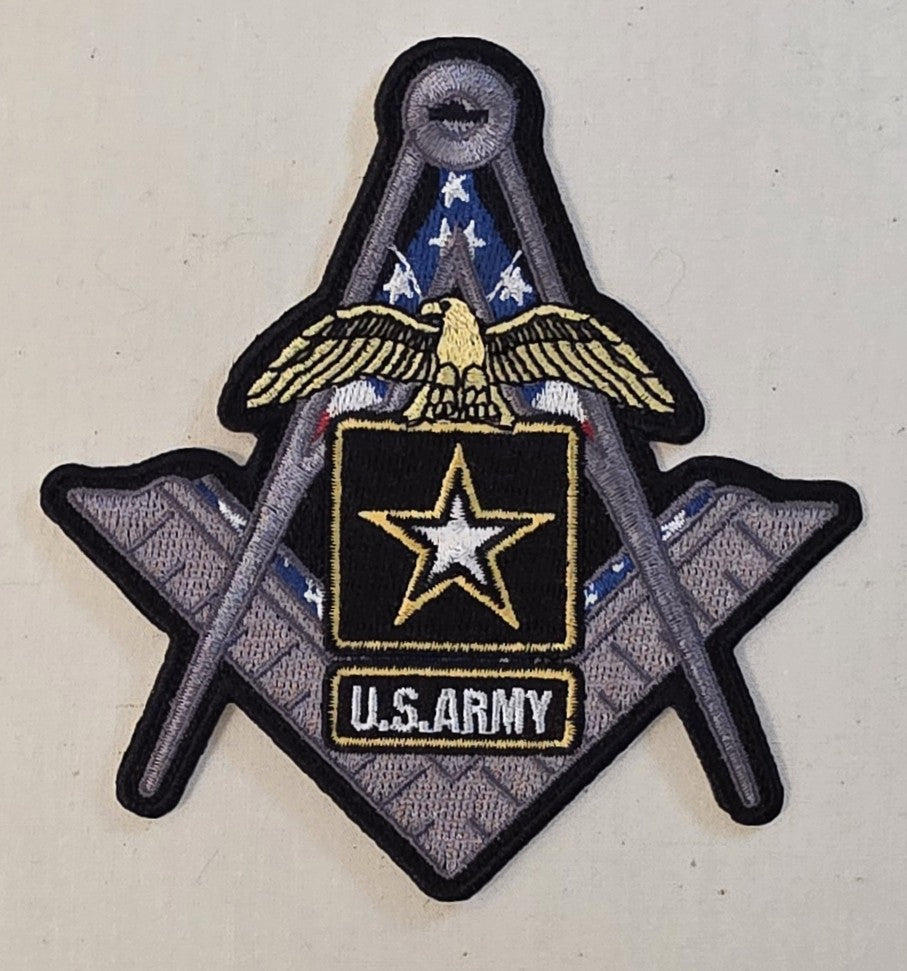 Military Square & Compasses Patches – Choose Your Branch