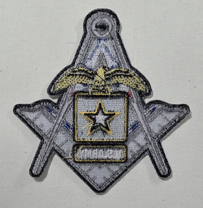 Military Square & Compasses Patches – Choose Your Branch