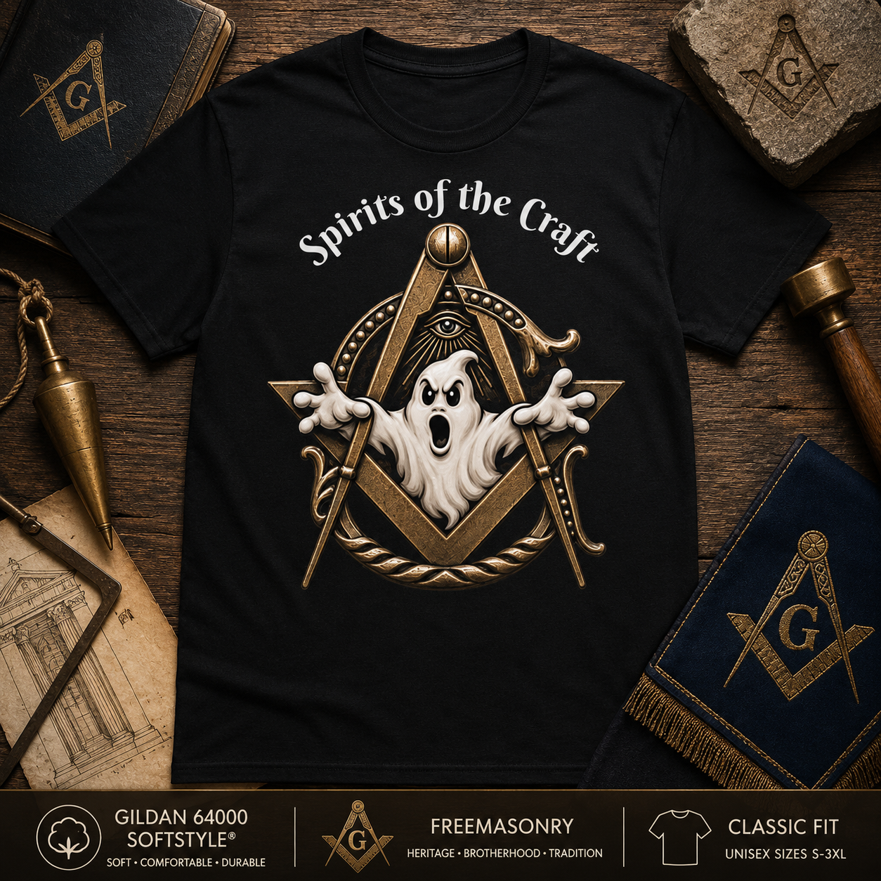 Spirits of the Craft Masonic T-Shirt