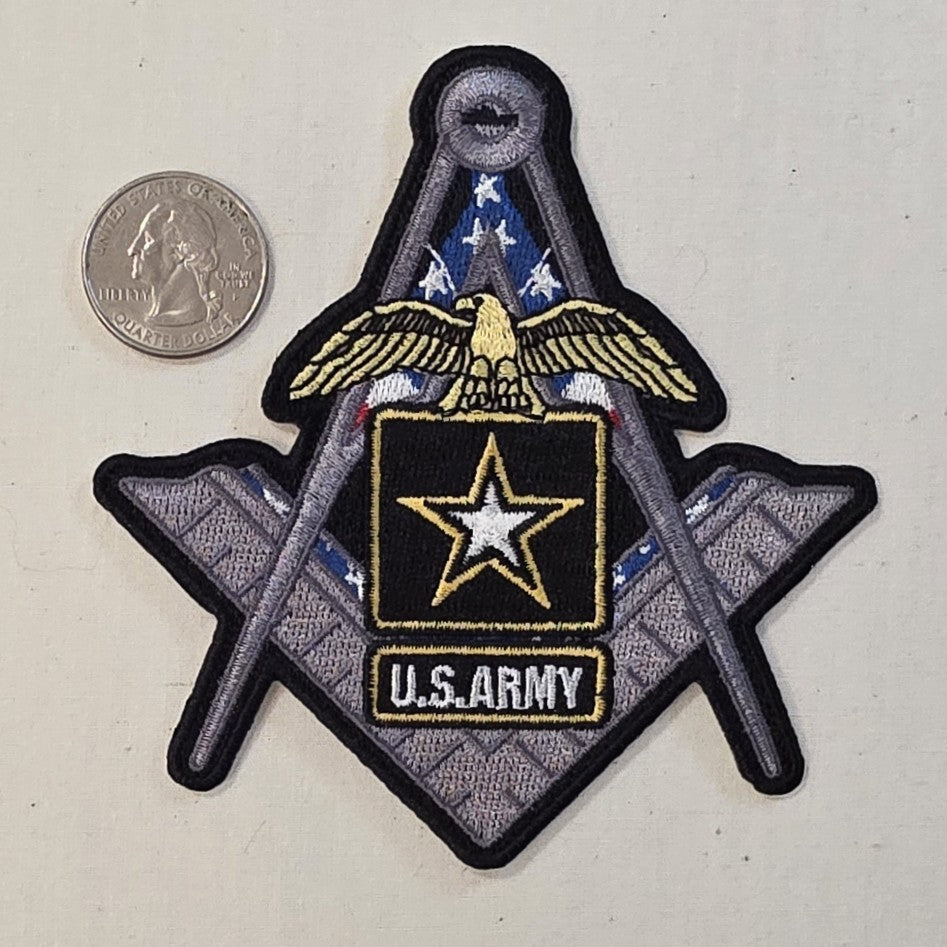 Military Square & Compasses Patches – Choose Your Branch