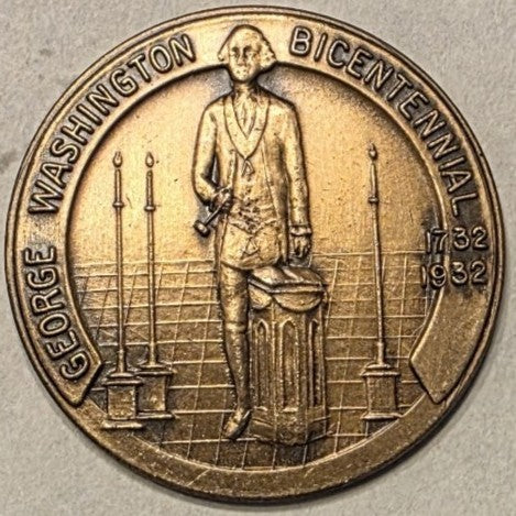 1932 George Washington Masonic Bronze Medal – Bicentennial Commemorative