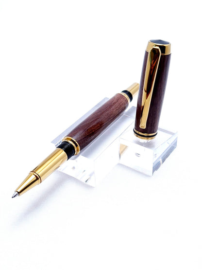 Executive Roller Ball Historic Walnut Pen — Walker–Benson Series