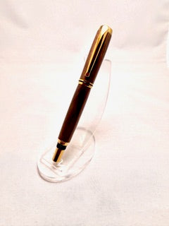 Executive Roller Ball Historic Walnut Pen — Walker–Benson Series