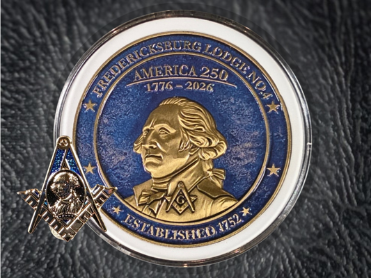 George Washington America 250 Commemorative Coin & Pin Set