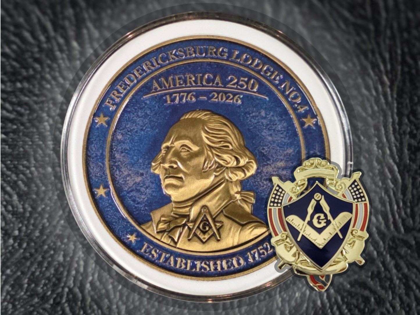 America 250 Commemorative Coin & Pin Set (1776–2026)